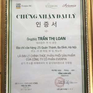 Giấy chứng nhận đại lý