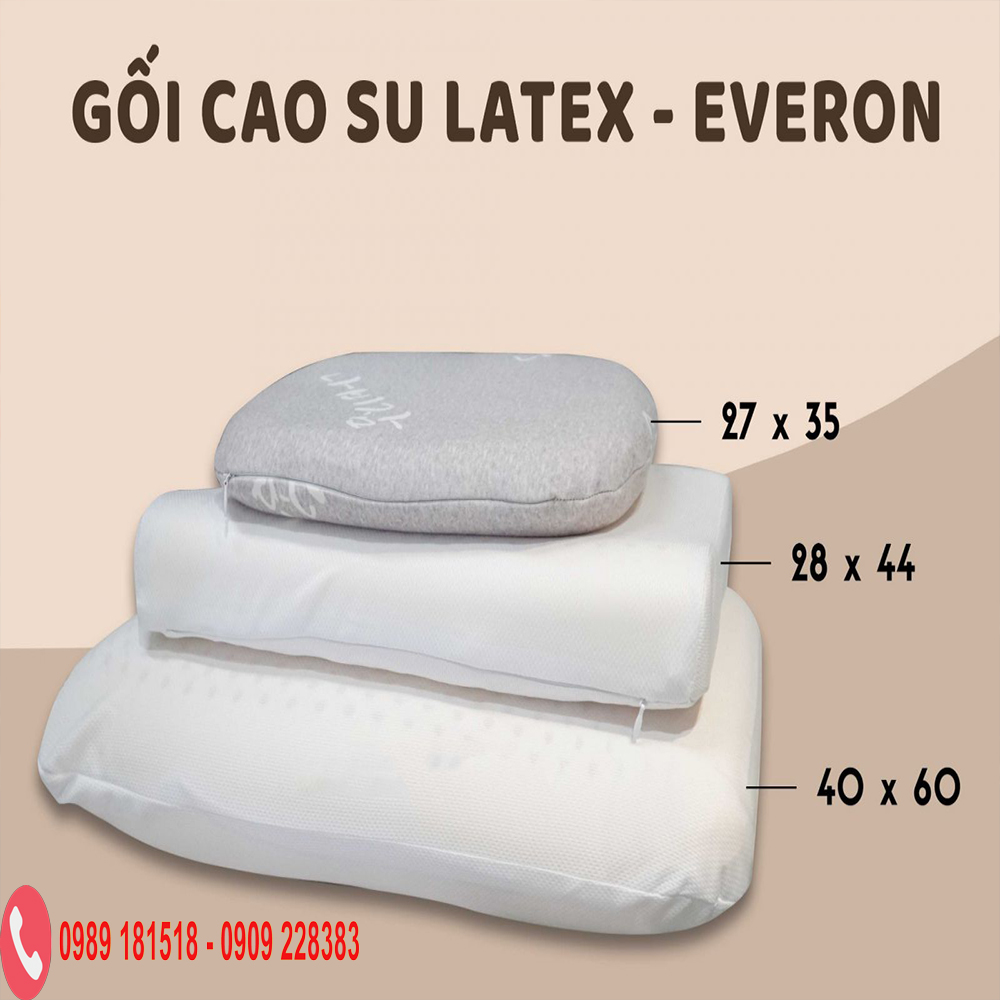 GỐI CAO SU LATEX EVERON