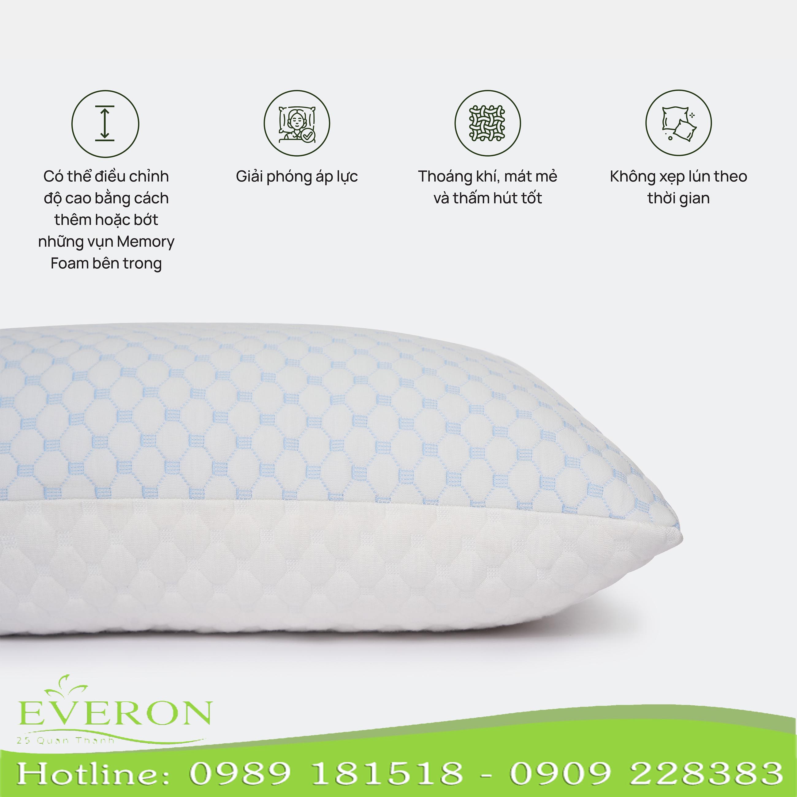 Gối Shredded Memory Foam