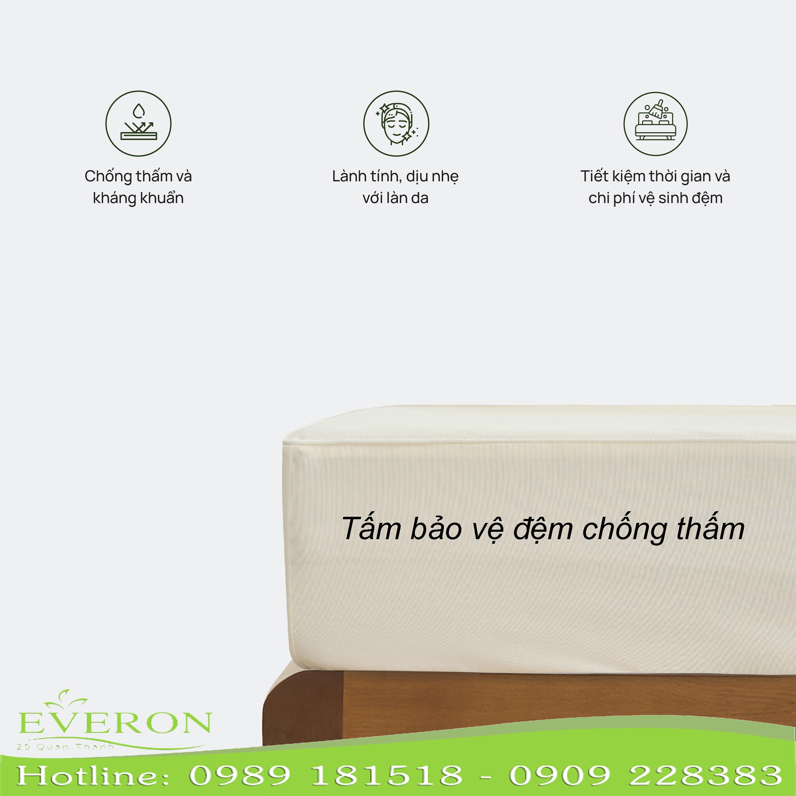 Tấm Bảo Vệ Đệm Chống Thấm Everon