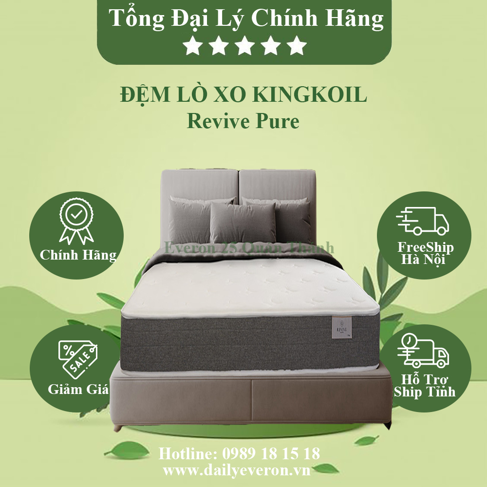 Đệm Lò Xo EVERON Revive Pure KINGKOIL