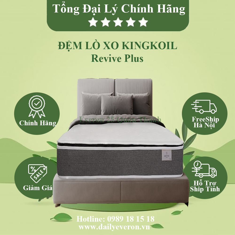 Đệm Lò Xo EVERON Revive Plus KINGKOIL