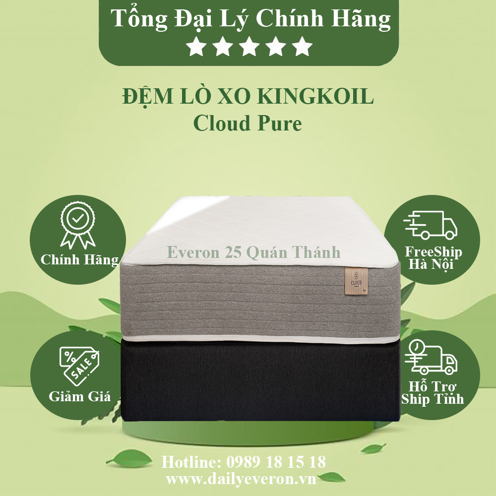 Đệm Lò Xo EVERON Cloud Pure KINGKOIL