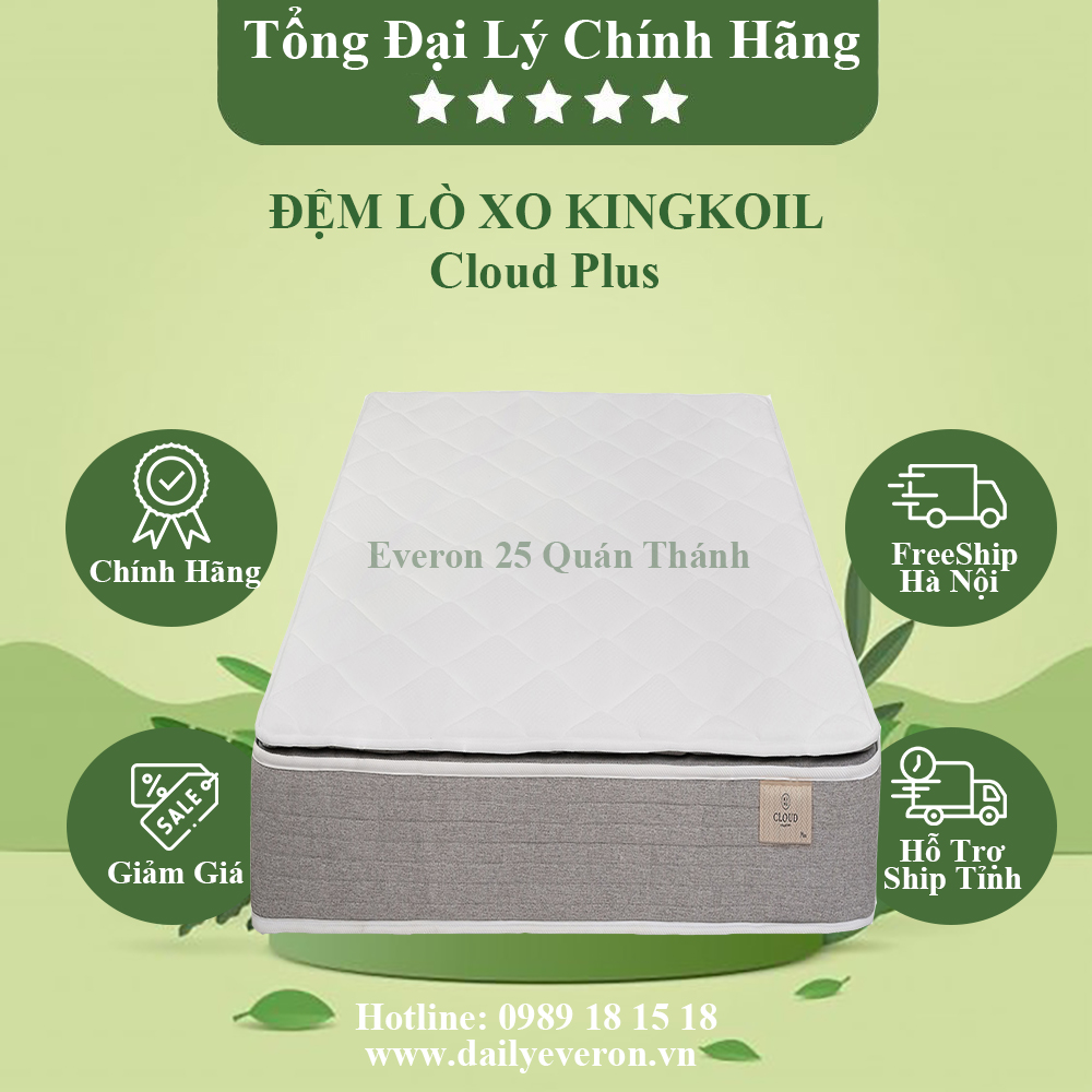 Đệm Lò Xo EVERON Cloud Plus KINGKOIL